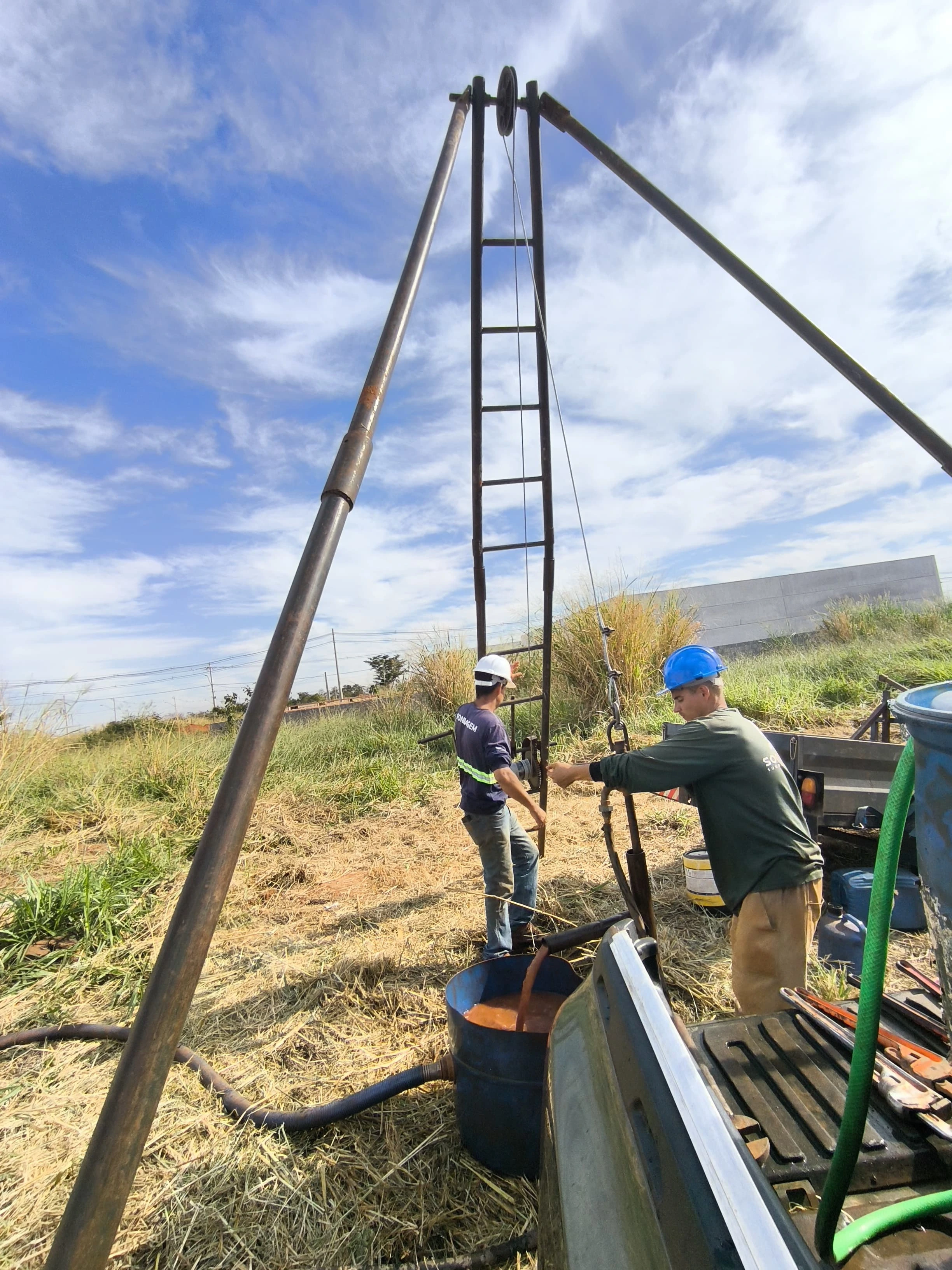 Sondagem SPT em Ariranha